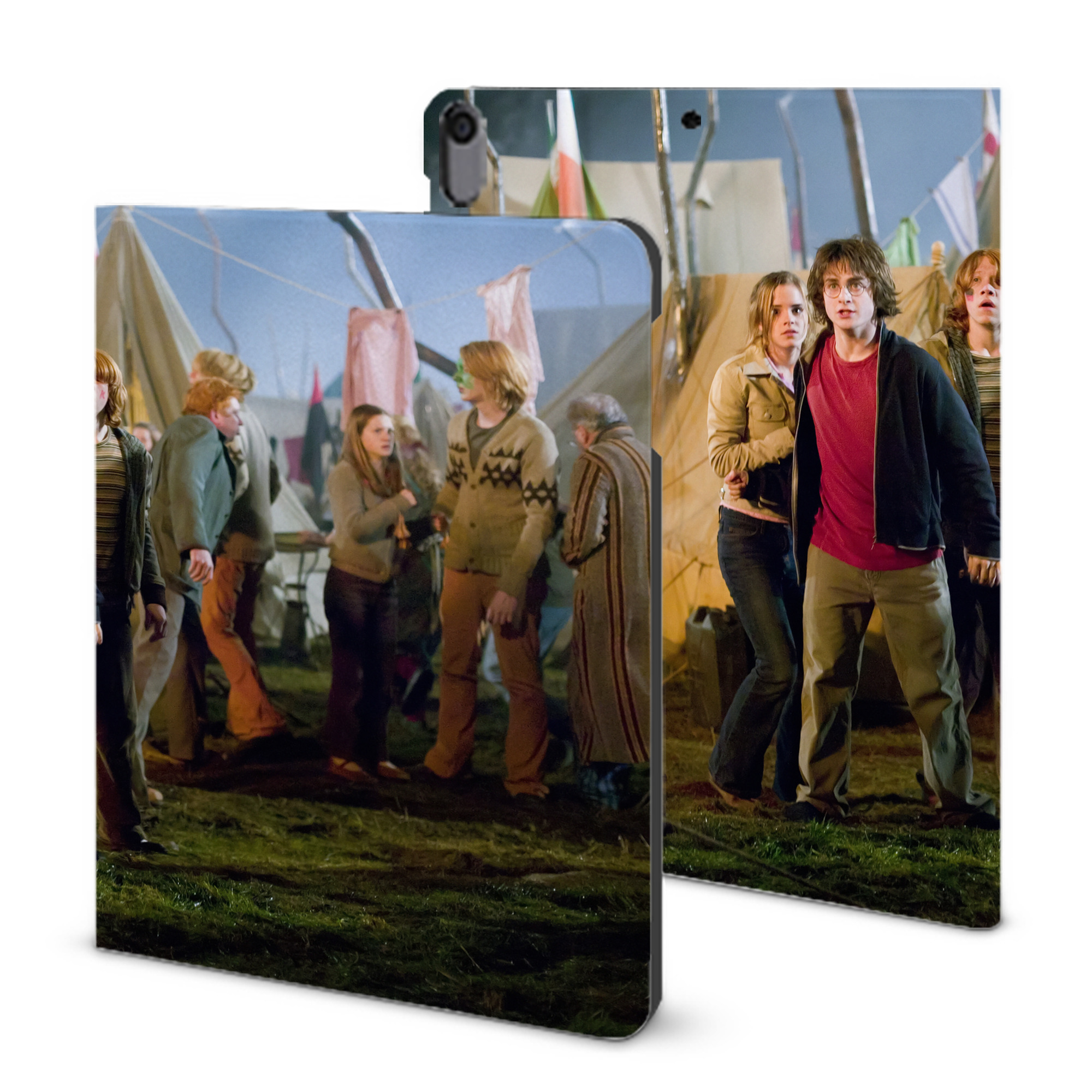 （画像用） Harry Potter ハリー・ポッターシリーズ IPad ケース ブック型 PUレザー TPU 耐衝撃 軽量 薄型 ペン収納なし 全面保護 IPad 各モデル対応